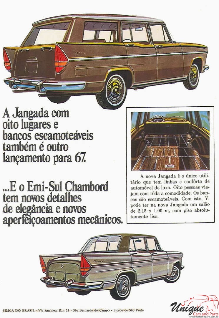 1966 Simca Esplanada Brochure Page 7